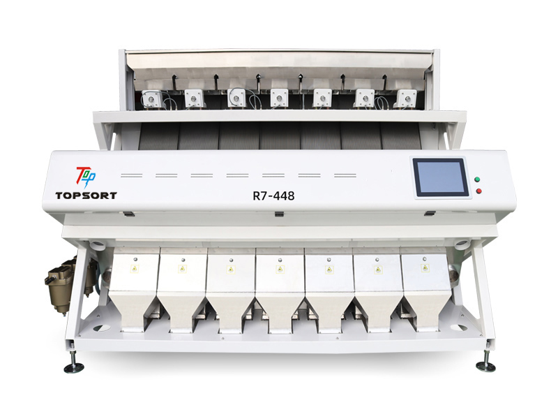 7 chutes rice color sorter
