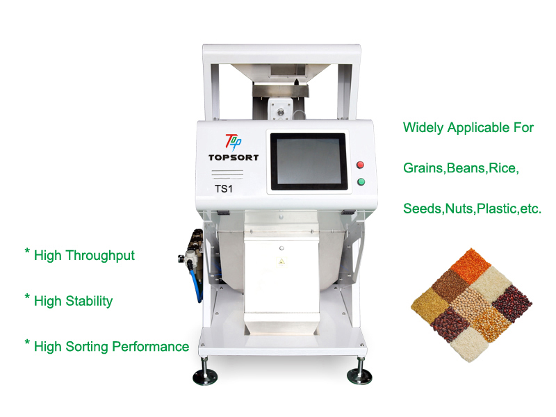 how does a grain color sorter work